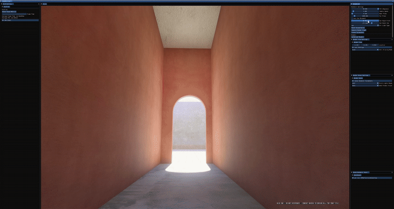 Real-time global illumination in Sculptor