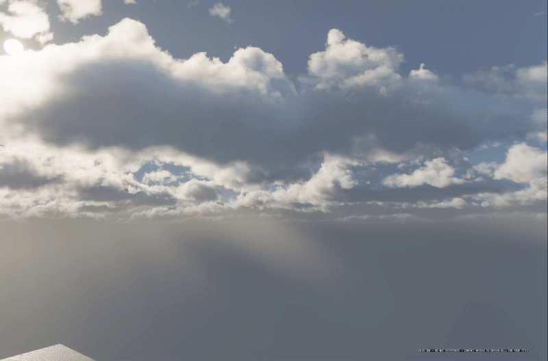Volumetric fog in Sculptor