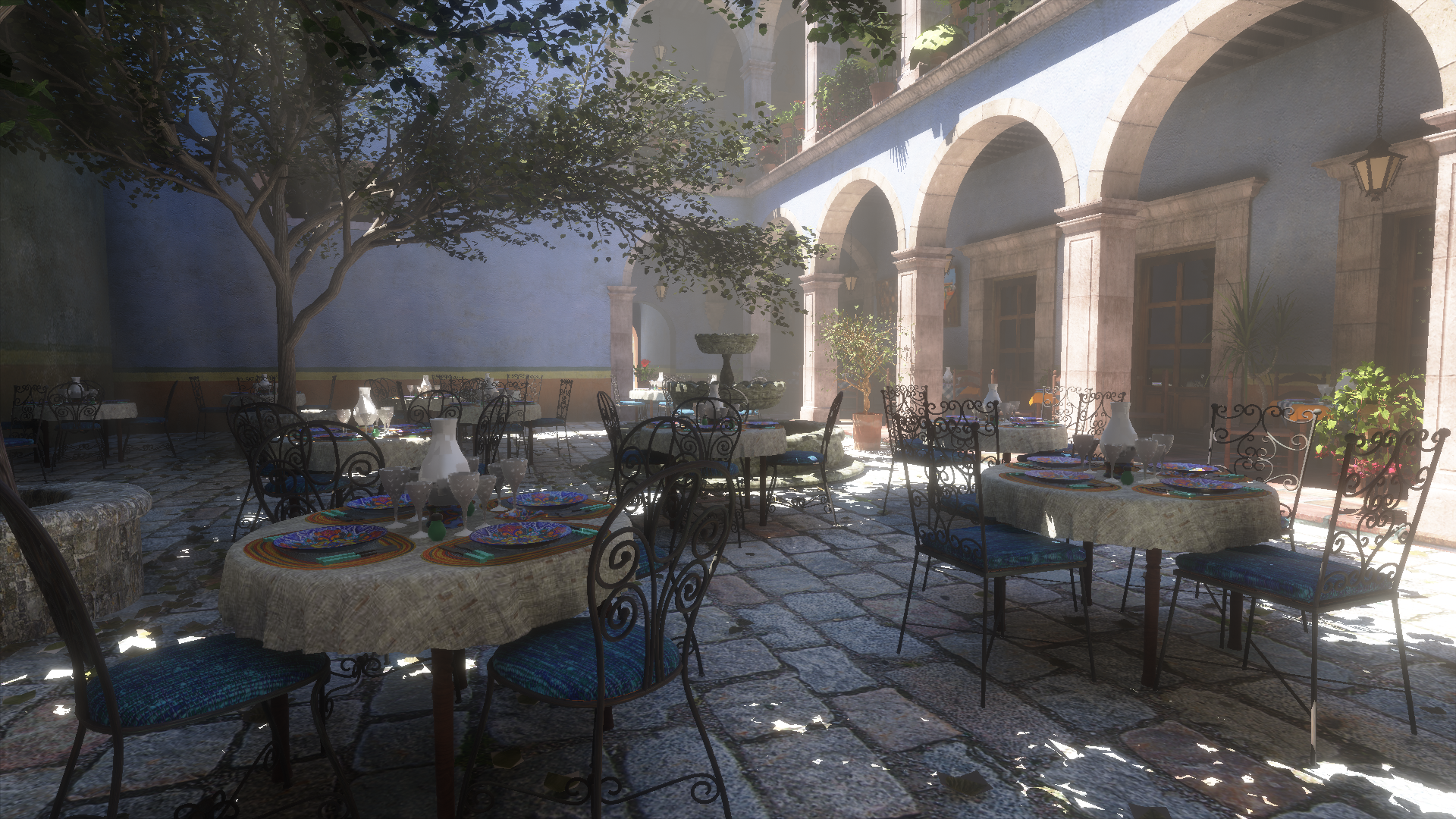 San Miguel 1 rendered with full-rate tracing